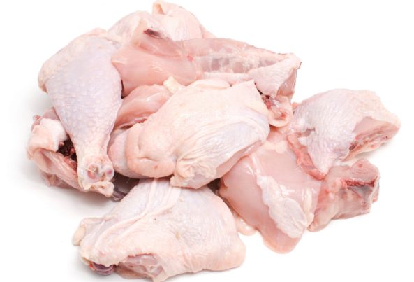 Chicken with skin