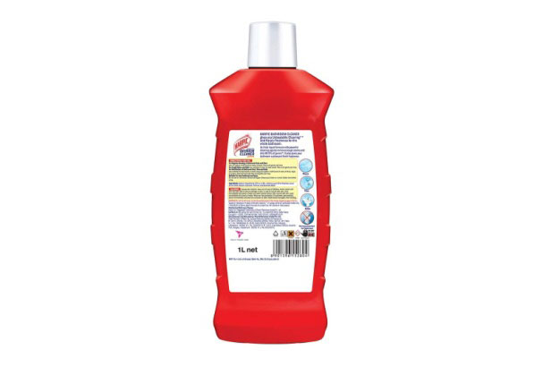 Red Harpic Bathroom Disinfectant Cleaner